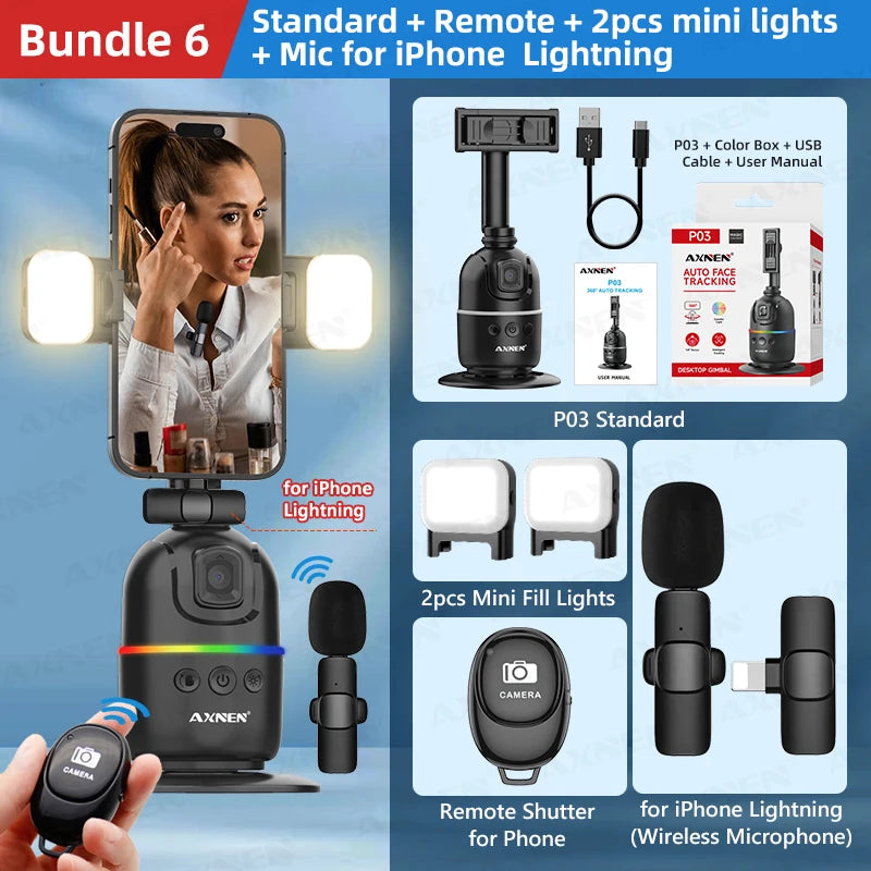 Face Tracking Camera 360 Rotation