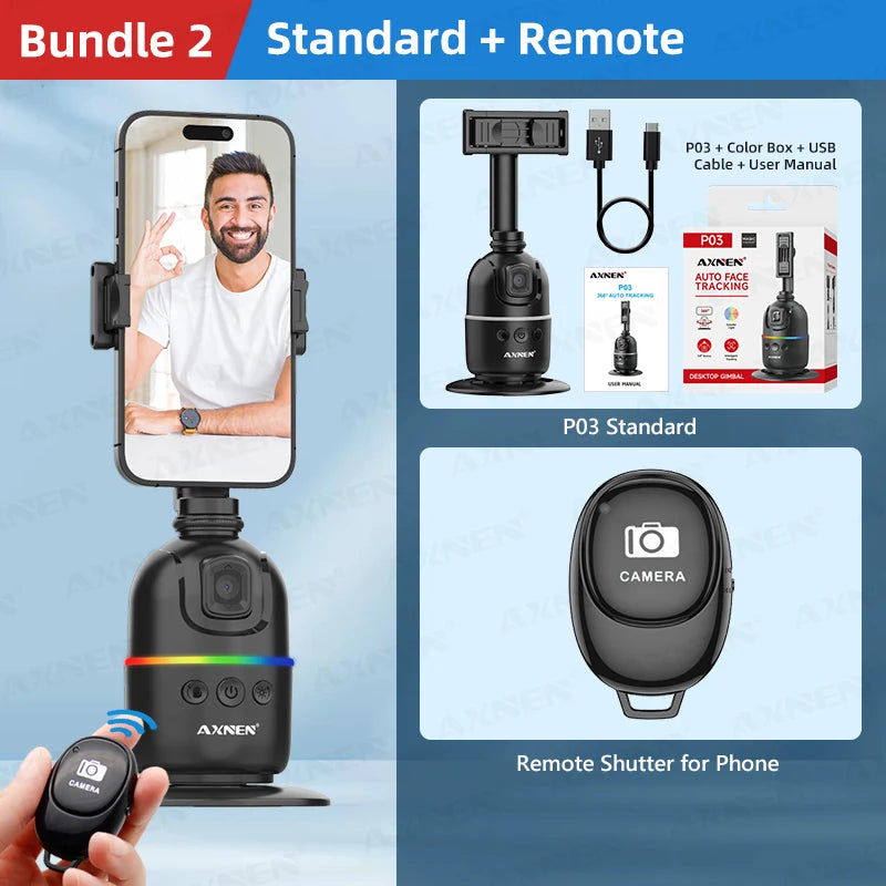Face Tracking Camera 360 Rotation