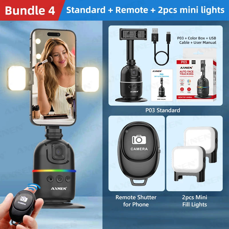 Face Tracking Camera 360 Rotation