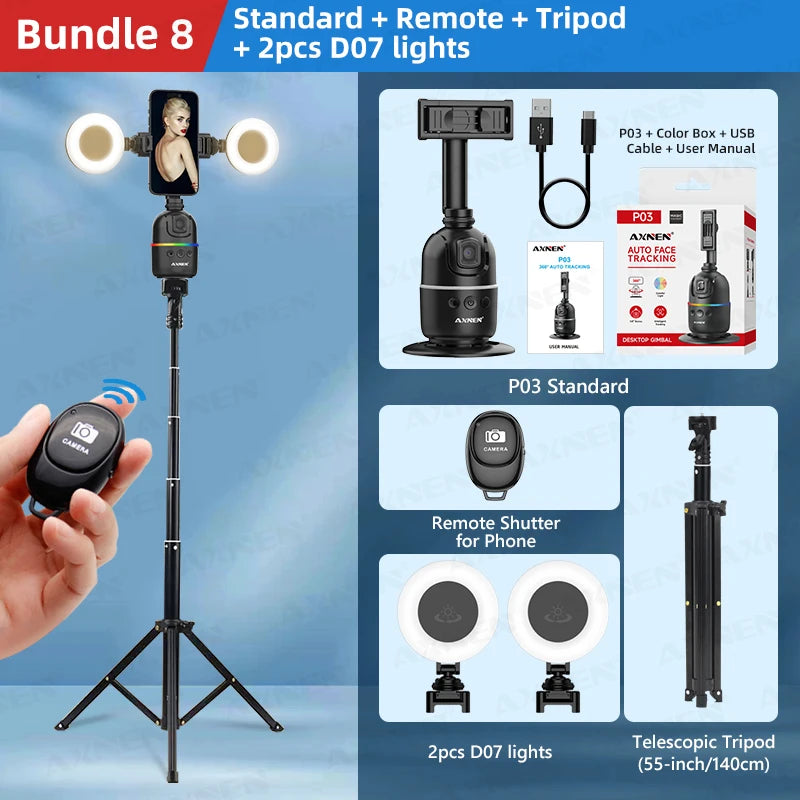 Face Tracking Camera 360 Rotation